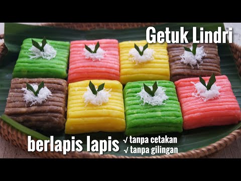 TANPA CETAKAN DAN GILINGAN BISA BIKIN GETUK LINDRI BERLAPIS LAPIS DENGAN MUDAH