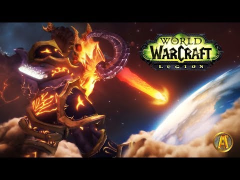 Sargeras Impales Azeroth Cinematic - Antorus Raid Ending & Illidan's Goodbye [WoW Legion/War Within]