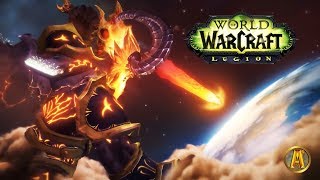 Sargeras Impales Azeroth (2017) Cinematic - Illidan&#39;s Final Sacrifice [Warcraft TRUE Ending 7.3.2]
