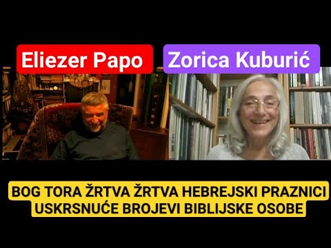 (SUPER BIBLIJSKI RAZGOVOR) Eliezer Papo, Zorica Kuburić