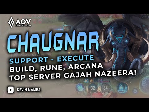 CHAUGNAR SUPPORT RASA CARRY PAKAI BUILD, RUNE, ARCANA TOP SERVER GAJAH ARC.NAZEERA!!!