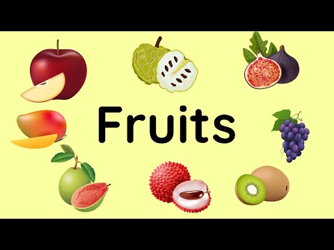 Fruits name | Learn fruits names for kids