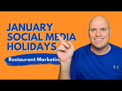 January 2021 Restaurant Social Media Holidays & Hashtags