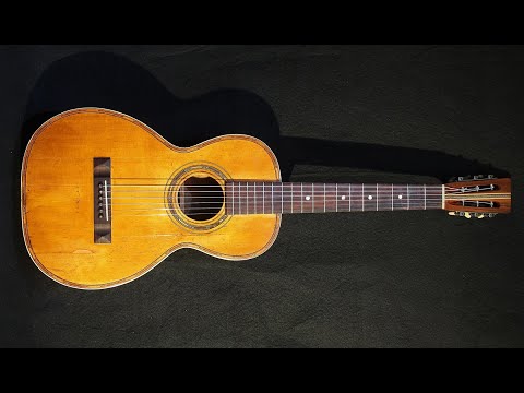 Lyon & Healy Parlor Guitar 1910-1920 - Oak & Spruce image 11