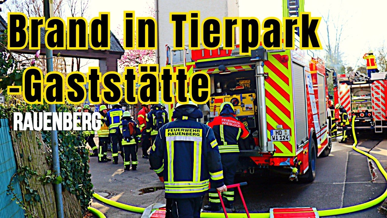 Hoher Sachschaden bei Brand in Rauenberger Tierpark