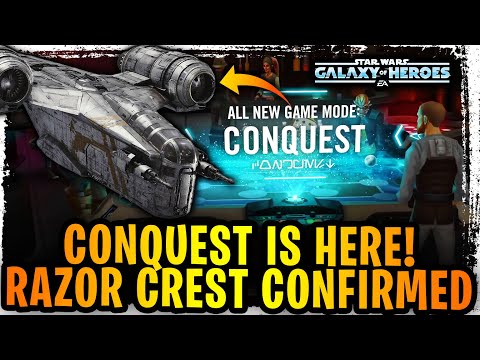 Razor Crest Confirmed + Conquest is FINALLY Here in SWGoH! Conquest Initial Details + Release Date