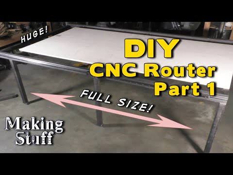 Scratch Building a Supersized CNC Router