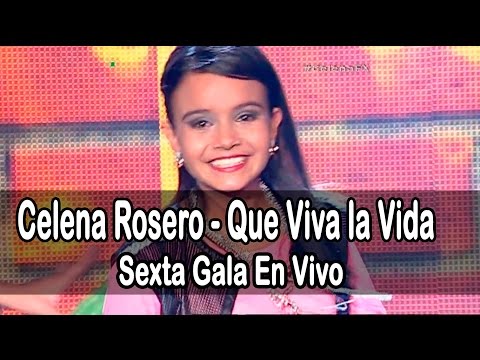 Celena Rosero - Que Viva la Vida (Wisin) | (Programa 12) 6ta Gala Factor X Kids Ecuador 2015