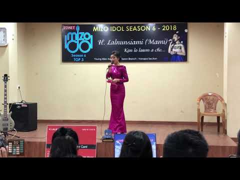 Mizo Idol Season 6, 2018 Runners up ||  H. Lalnunsiami (Mami) - Tlang lamah khian ||