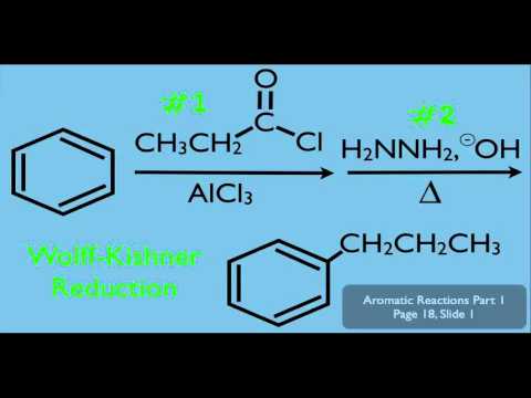 Reduction of Acyl Groups on Benzene in Organic Chemistry