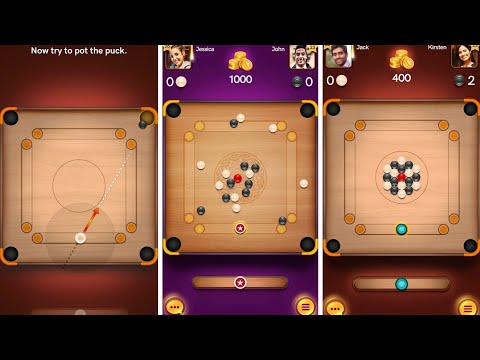 Carrom Pool: Disc Game - Gameplay (by Miniclip.com) - YouTube