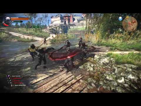 The Witcher 3 Longest Continuous Whirl - Awesome Blood Trails - Jan Rodo Techno
