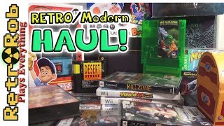 BIG Retro and Modern Haul! Atari Jaguar Repro Cart!  * NES * PS1 * SWITCH *SNES *GENESIS * MORE!