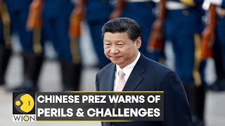 China President Xi Jinping warns of great struggles ahead for the CPC Latest World News WION Mp4 3GP & Mp3