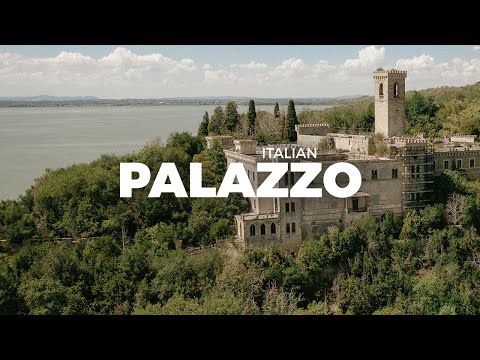 Huge Abandoned Castle on Island in Italy