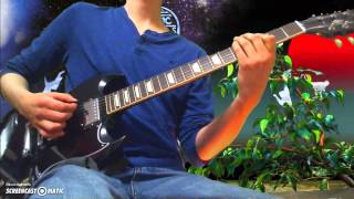 Guitar Riff Tutorial - Ozric Tentacles - Paper Monkeys