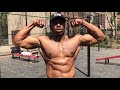 Arm Workout for MASS GAIN without Weights | Vegan Calisthenics Diet | Vlog