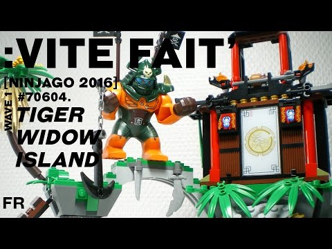 Vidéo LEGO Ninjago 70604 : L'île de la Veuve du Tigre