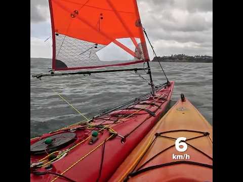 Kayak sailing #kayak #sailing #seakayaking #newzealand