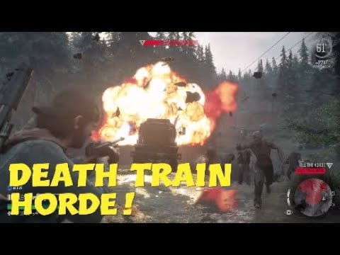 Death Train Horde & Nero Checkpoint - DAYS GONE