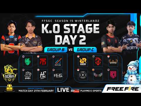 [EN] Knockout Stage Week 1 Day 2 | Group B vs C | FFSGC Season 15
