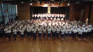 Whanganui Girls&#39; College singing Tutira Mai Nga Iwi