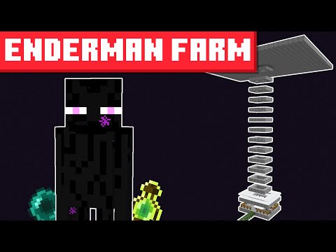 Minecraft Enderman XP Farm 1.19.4 / 1.20 - BEST DESIGN