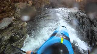 Kayak Little River, Smoky Mountains. Sinks to Elbow, 2.69
