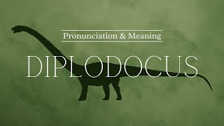 How to Pronounce: Diplodocus | British Pronunciation & Meaning