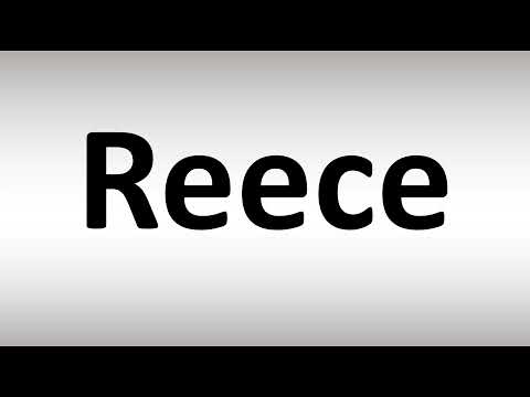 How to Pronounce Reece
