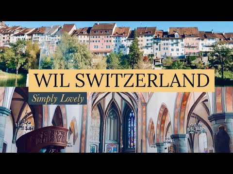 Wil Switzerland | 4K | St Gallen | beautiful Swiss towns | Hof zu Wil