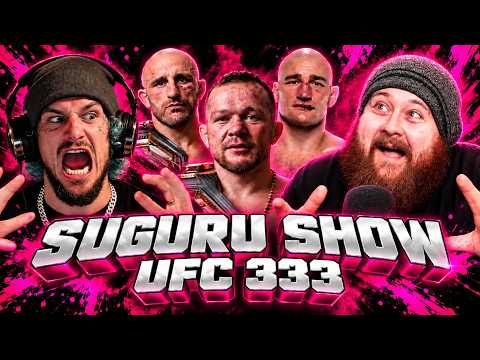 Suga & MMAGuru React to Petr Yan BEATING Merab in Trilogy & Volk’s KO at UFC 333! (THE SUGURU SHOW)