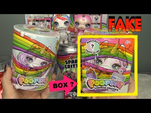 FAKE Poopsie Slime Surprise Drop 2 series 2 Poopsie Sparkly Critters FAKE unicorn Surprise LOL