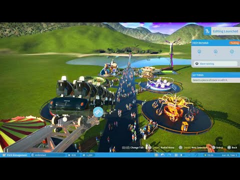 Planet Coaster: crashing the party trophy
