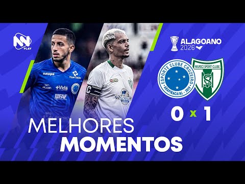 Veja os melhores momentos do primeiro tempo do jogo entre CRUZEIRO-AL X MURICI - Alagoano 2026