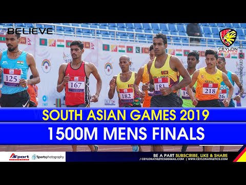1500m Men Final 13th South Asian Games 2019