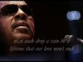 Stevie Wonder -  Passionate Raindrops /lyrics/