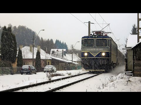 [4K] InterRegio Train 1833, Iași - Timișoara & 20-68 Blue Hexagon in Vatra Dornei [January, 2020]
