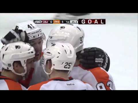 Jakub Voracek Goal Against Former Team