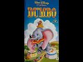 Opening To Dumbo UK VHS 1994