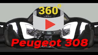 Peugeot 308 interior 360 vr 360 video