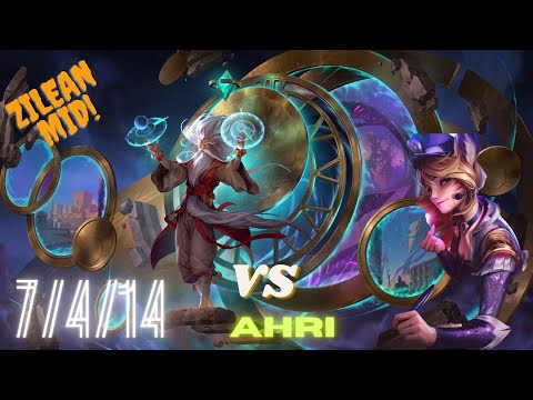 ZILEAN VS AHRI. PRIMEIRA VEZ QUE VEJO ERRAR UMA ULT DAQUELA MANEIRA...