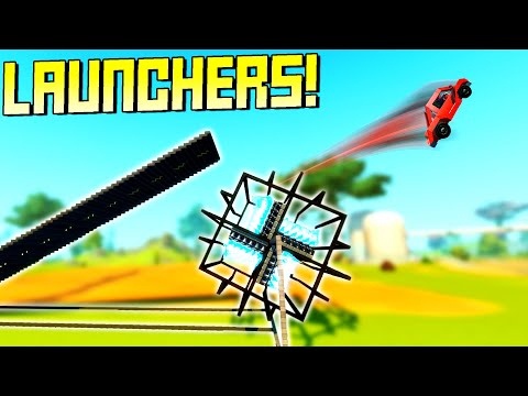 We Searched "Launcher" on the Workshop to Travel in Style!  - Scrap Mechanic Workshop Hunters
