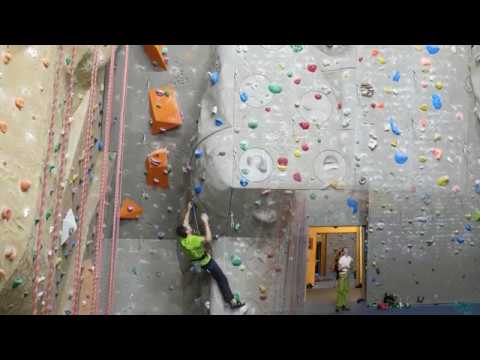 Überhangklettern: 7a Blau Flash Versuch #GenialeTour!