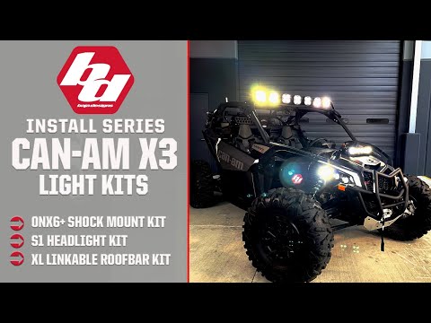 Can-Am X3 UTV Light Kits Install (3 Light Kits) | [Baja Designs Install Series]
