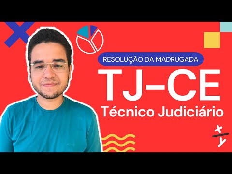 RESOLUÇÃO DA PROVA DO TJ-CE TÉCNICO JUDICIÁRIO - Área Judiciária 2023 (MATEMÁTICA)