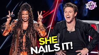 Tiana Goss Sang 'Emotion' and Niall Horan Was Speechless | The Voice