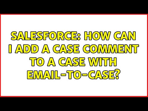 Salesforce: How can I add a Case Comment to a case with email-to-case?