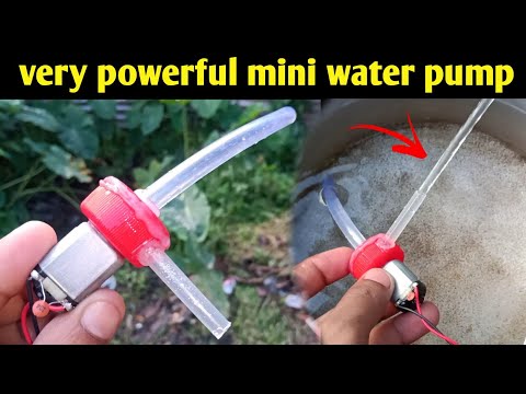 How to make mini water pump at home easy / science project / electric water pump