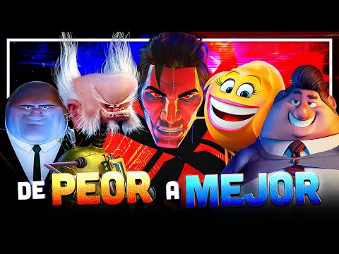 Los 30 VILLANOS de SONY ANIMATION: De PEOR a MEJOR │ #ControlZ
